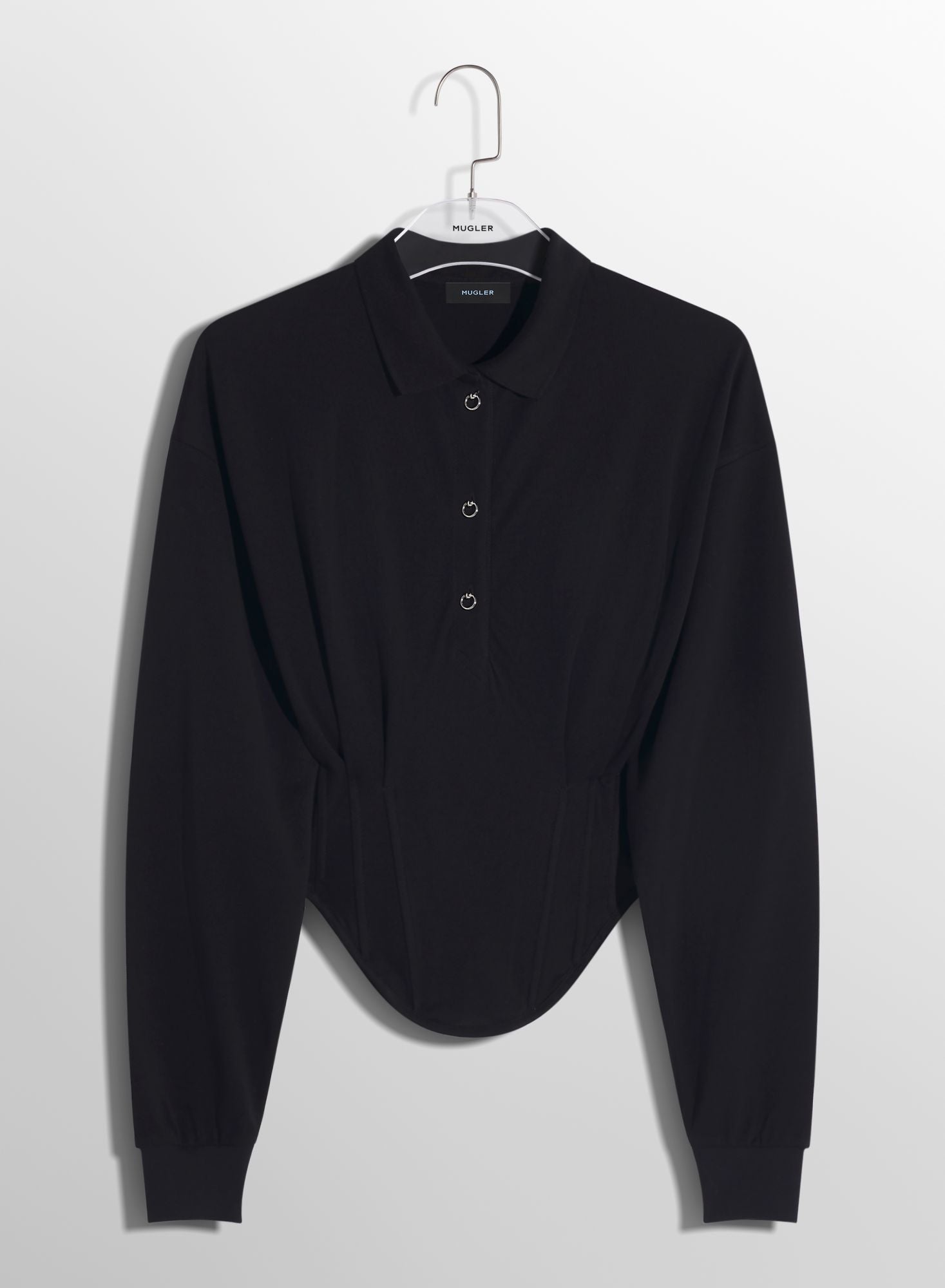 OFF-WHITE CORSETED POLO