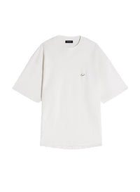 OFF WHITE // white oversized pierced T-shirt