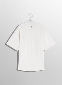 OFF WHITE // white oversized pierced T-shirt