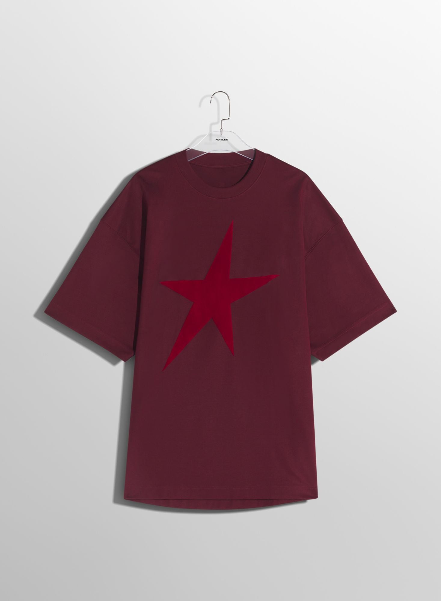BLACK STAR VELVET T-SHIRT