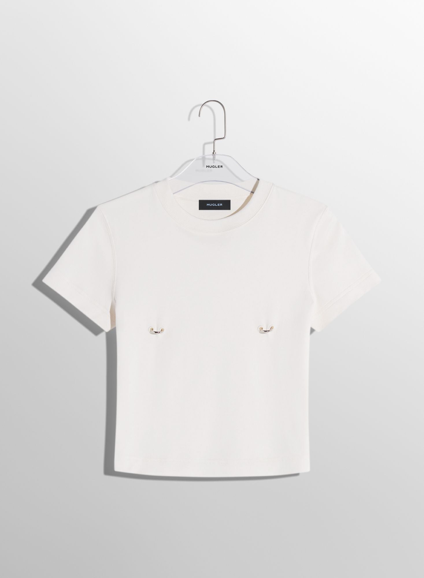 OFF-WHITE PIERCED BABY T-SHIRT