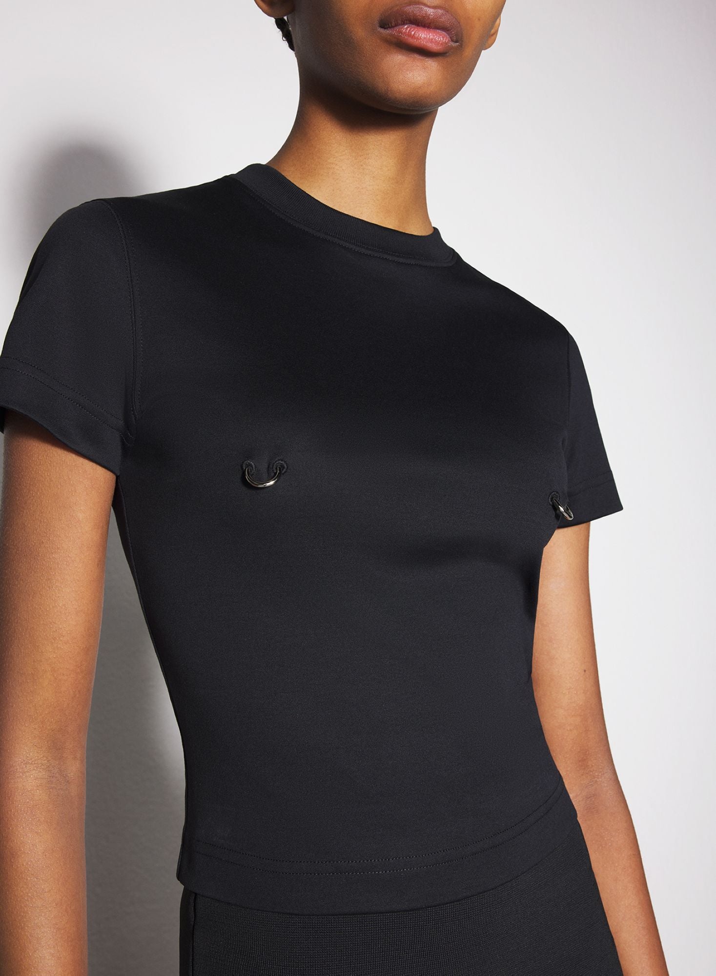 OFF-WHITE PIERCED BABY T-SHIRT