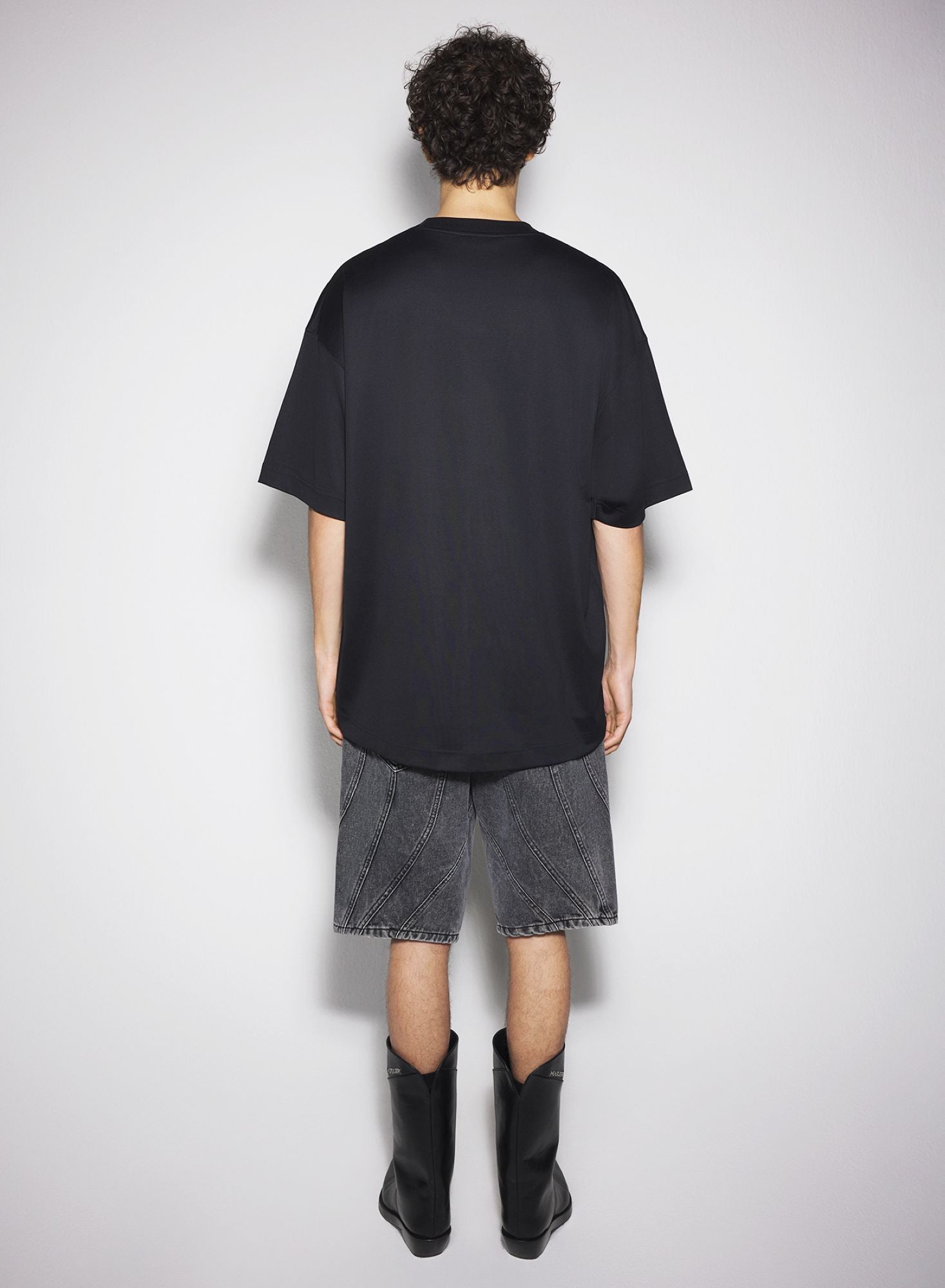 BLACK MUGLER STAR  T-SHIRT