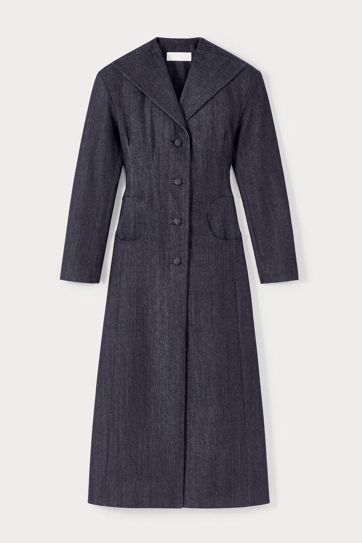 Manteau Joseph structuré en denim - Dark Blue