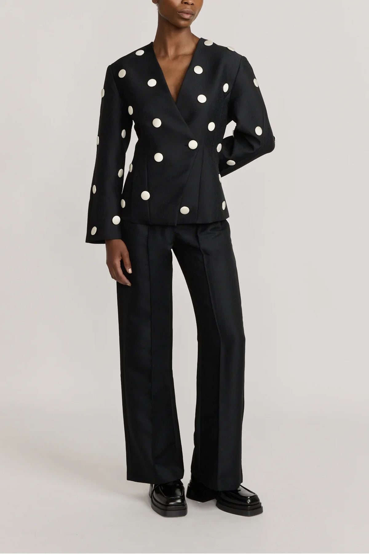 Pantalon Yoshi en crêpe - Black