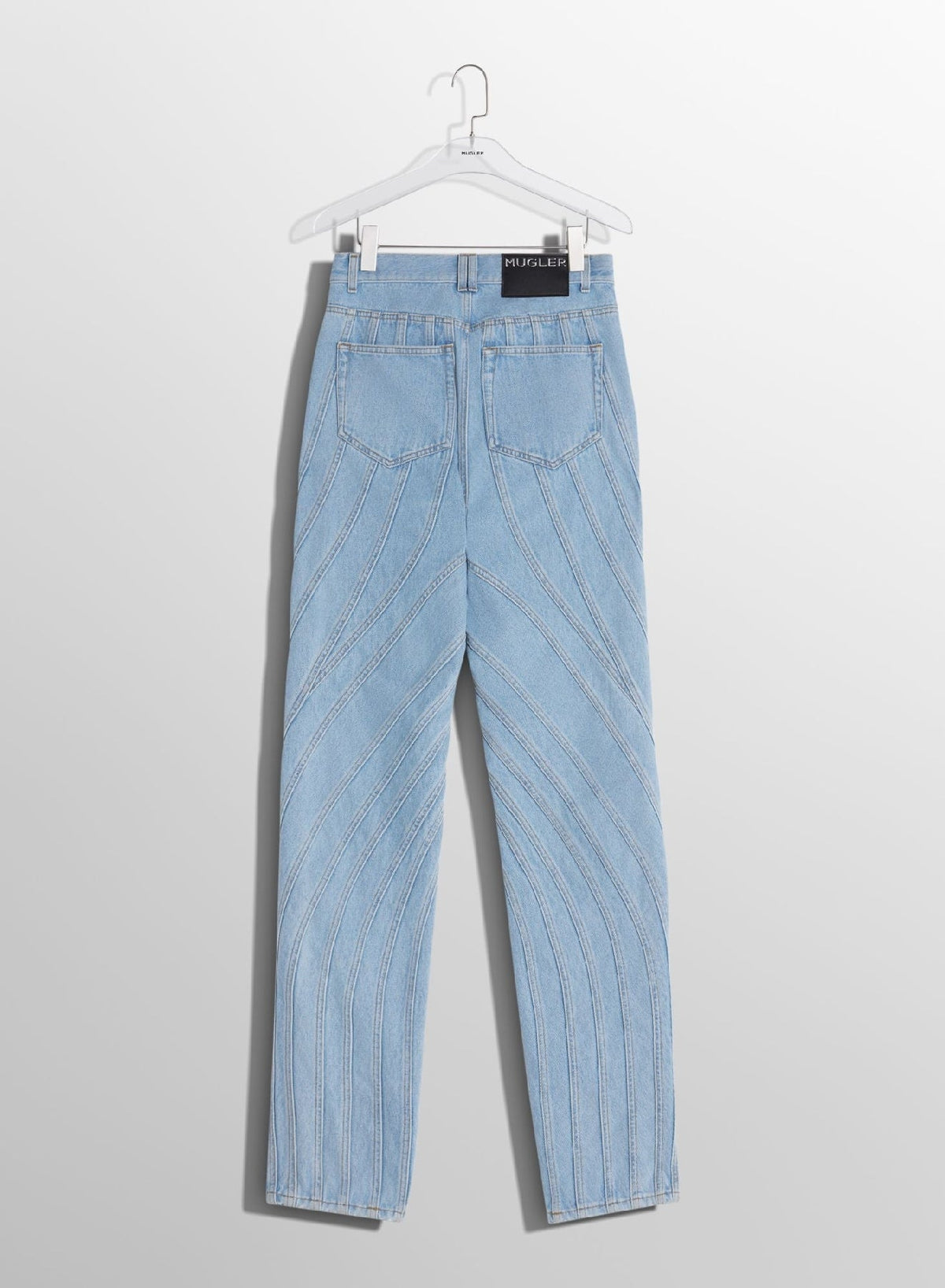 TOKYO BLUE // blue spiral baggy jeans
