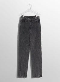 BLUE SPIRAL BAGGY JEANS