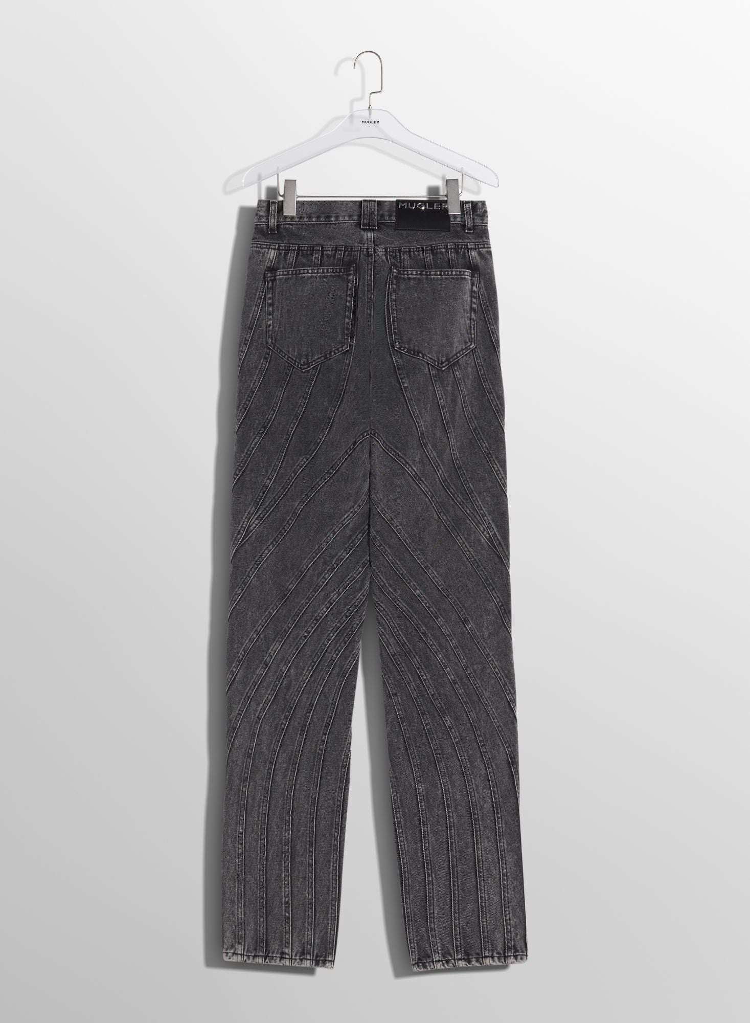 BLUE SPIRAL BAGGY JEANS