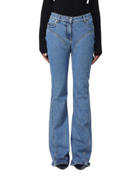TOKYO DARK BLUE // blue flared jeans