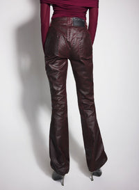 Pantalon en denim enduit - Vampire