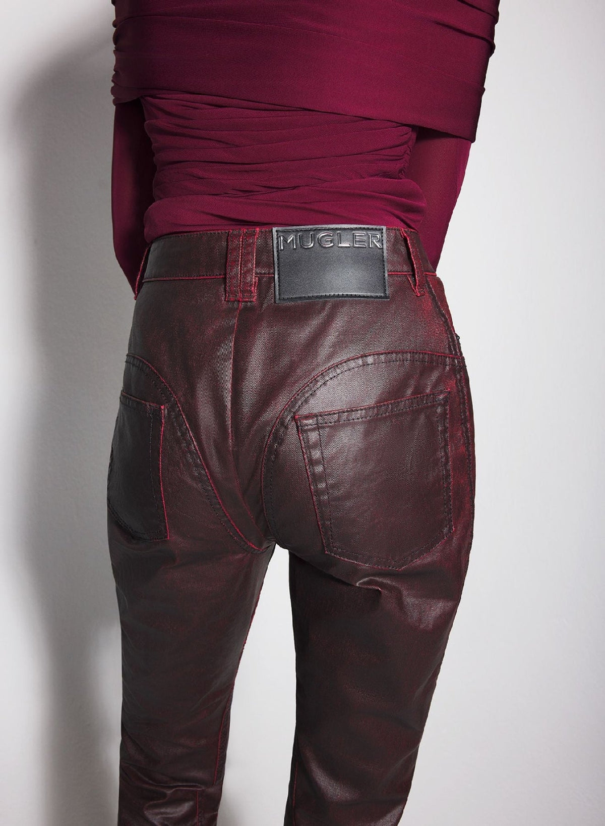 Pantalon en denim enduit - Vampire