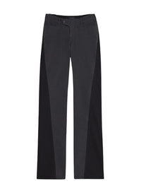 WASHED BLACK / BLACK // bi-tone black straight leg jeans