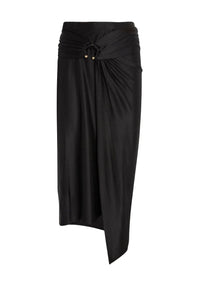 Jupe longue avec piercing - Black