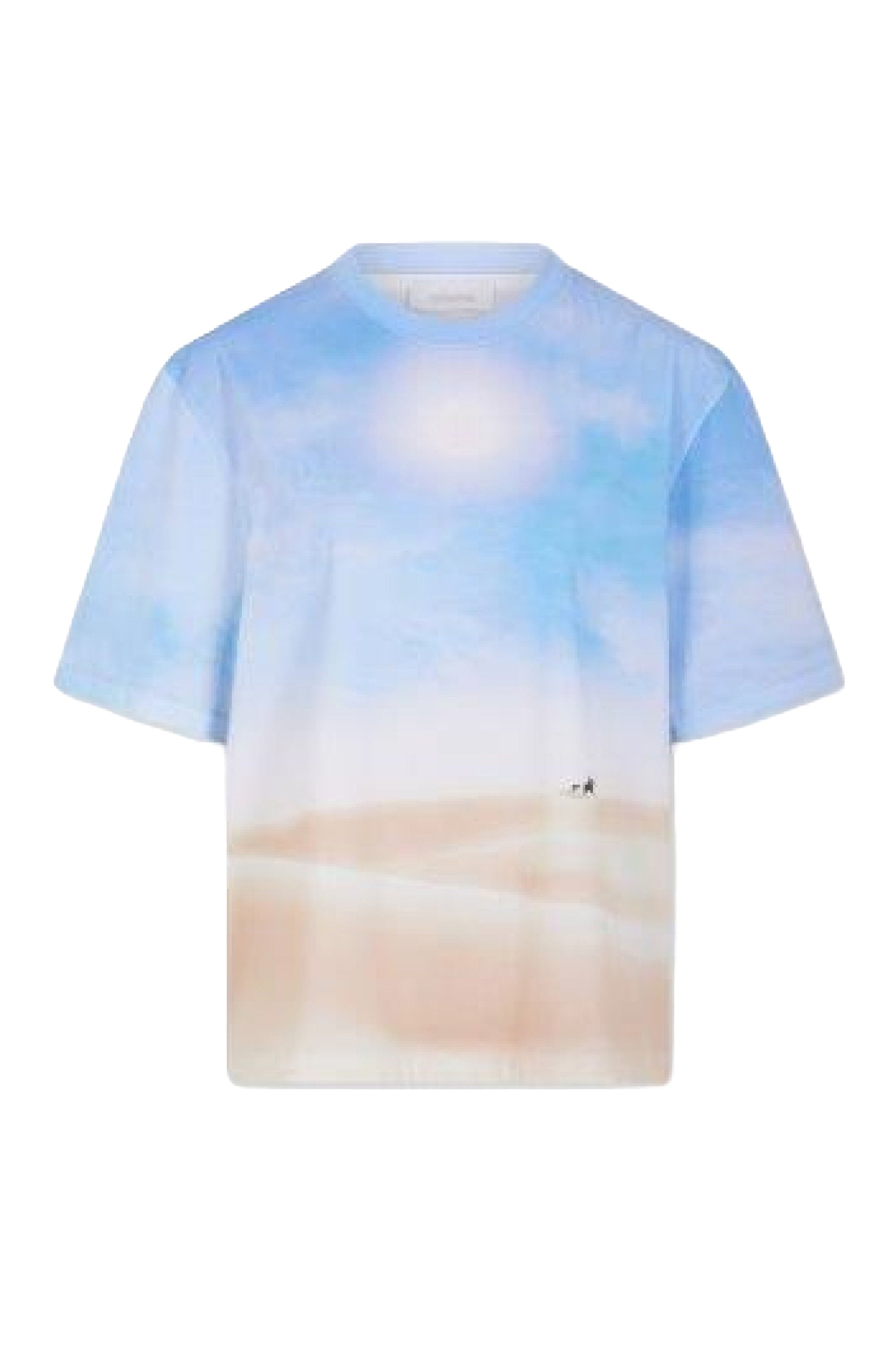Large short-sleeved T-shirt - White