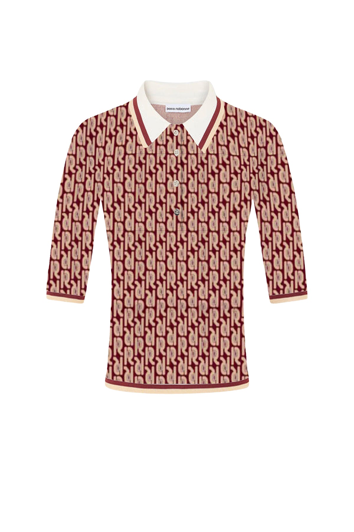 Polo monogramme - New White