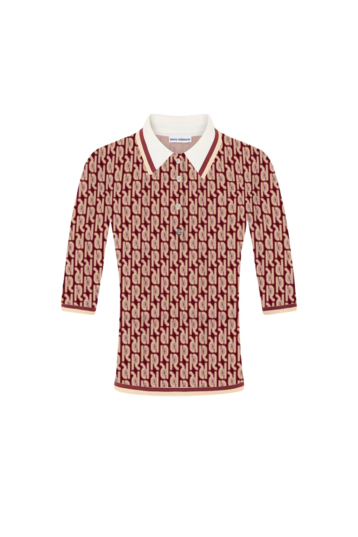 Polo monogramme - New White