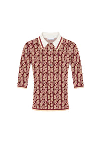 Polo monogramme - New White