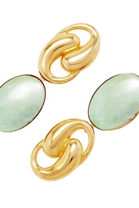 LIGHT BLUE // SONIA KNOT OVAL CLIP