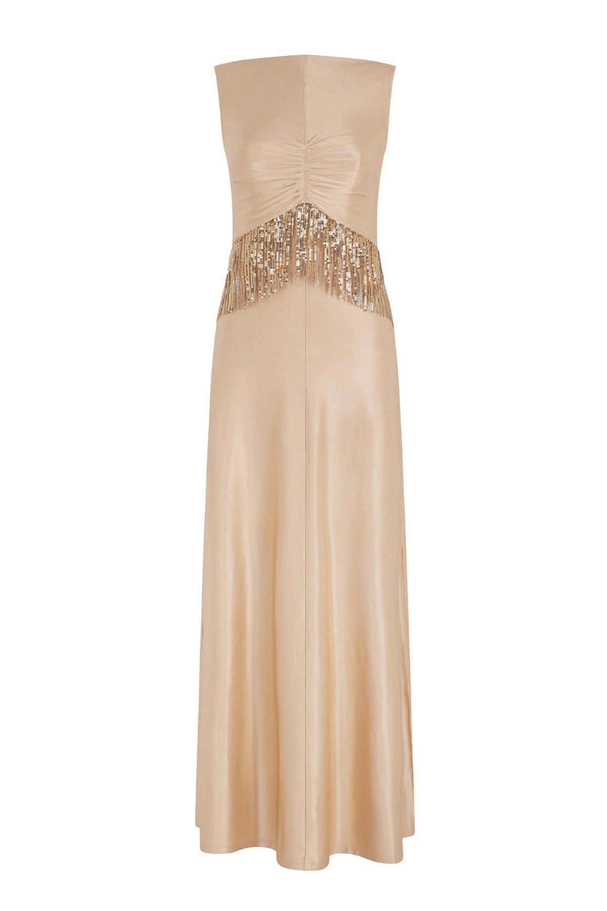 Robe bustier longue - Raffia