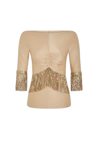 Top manches courtes - Raffia