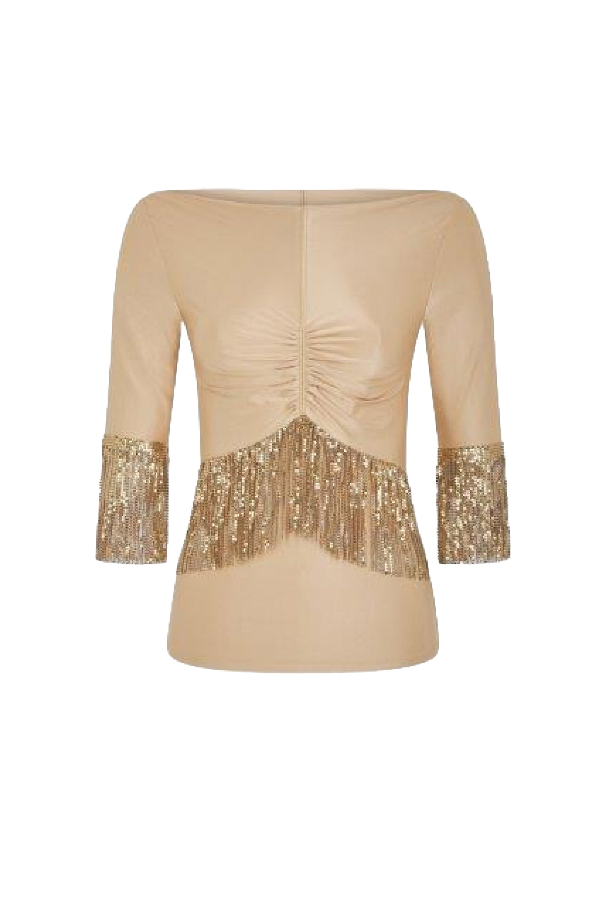 Top manches courtes - Raffia
