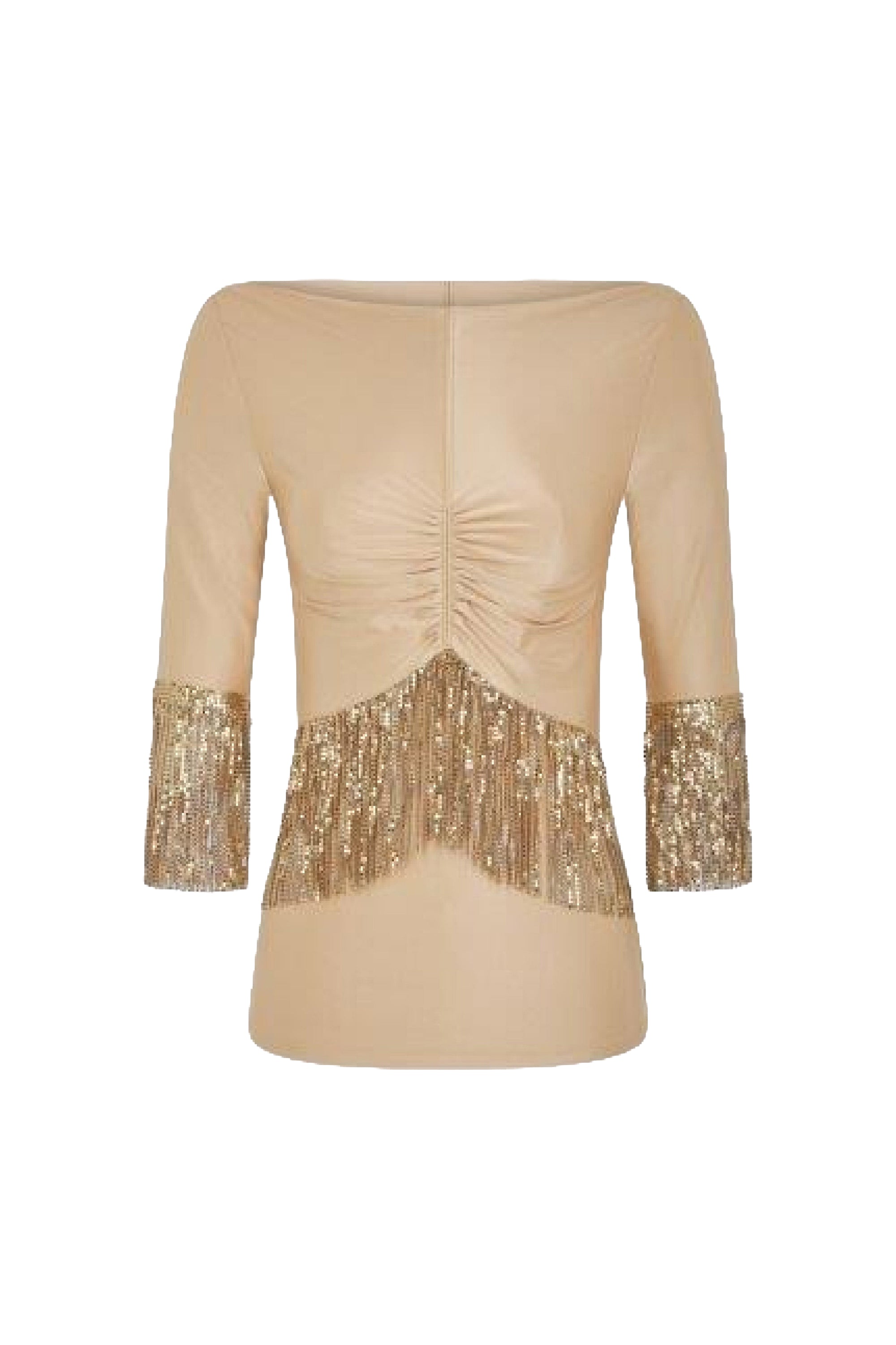 Short-sleeved top - Raffia