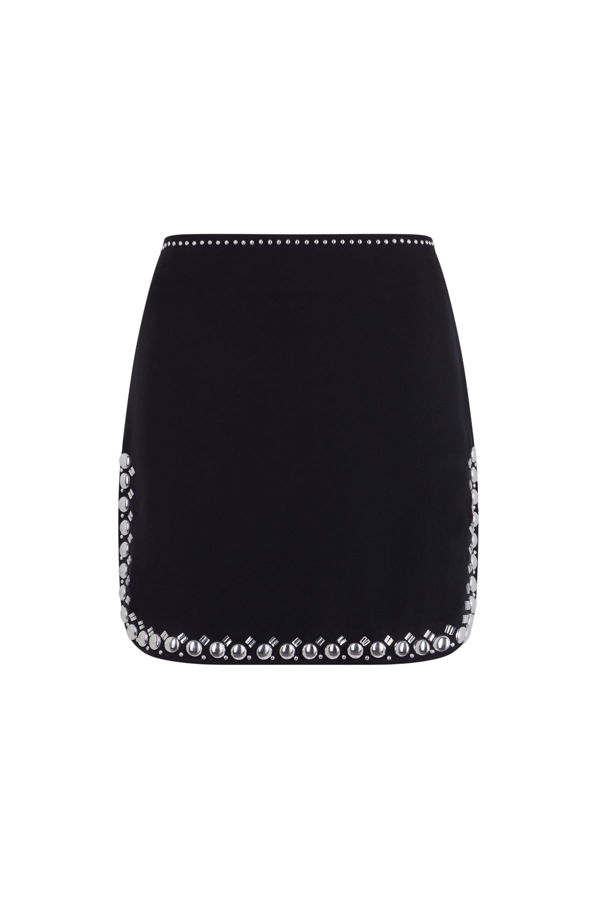SATIN MINI SKIRT