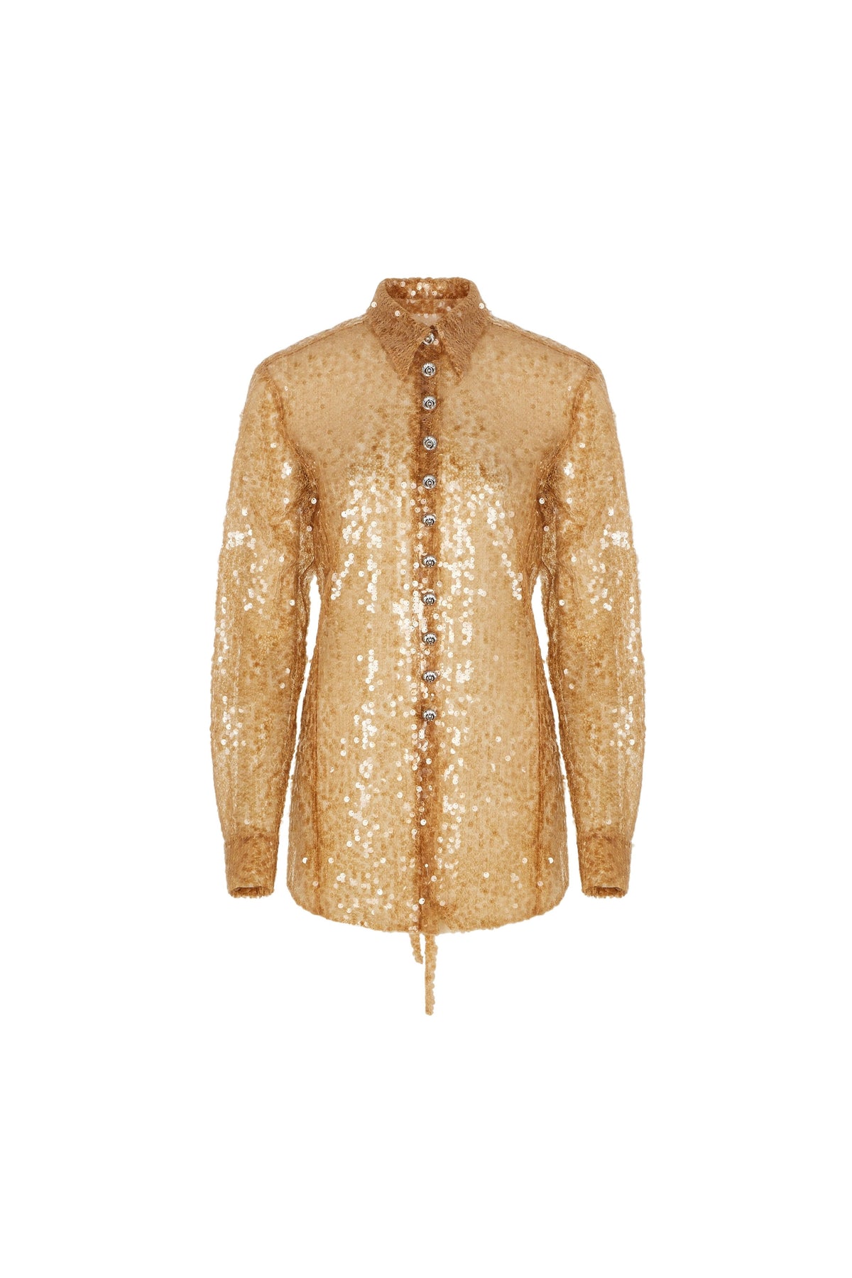 SEQUIN-EMBROIDERED SHIRT
