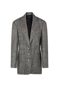 Veste de tailleur en laine - Classic Chevron & Black