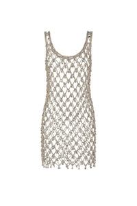 Robe courte à chaînes - Silver