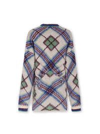 SHORT DRESS IN JACQUARD WOOL BLEND