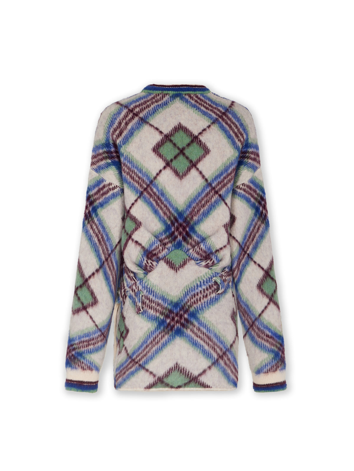 SHORT DRESS IN JACQUARD WOOL BLEND