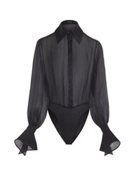 ORGANZA SHIRT BODYSUIT