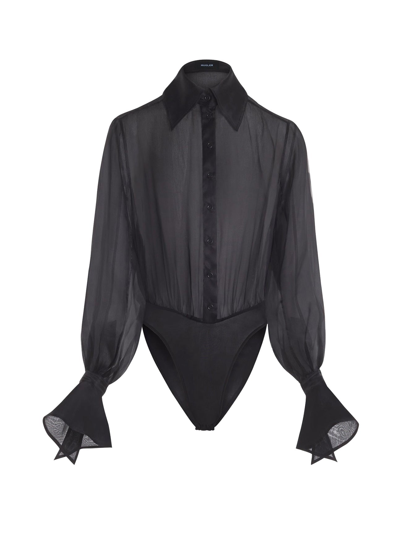 ORGANZA SHIRT BODYSUIT