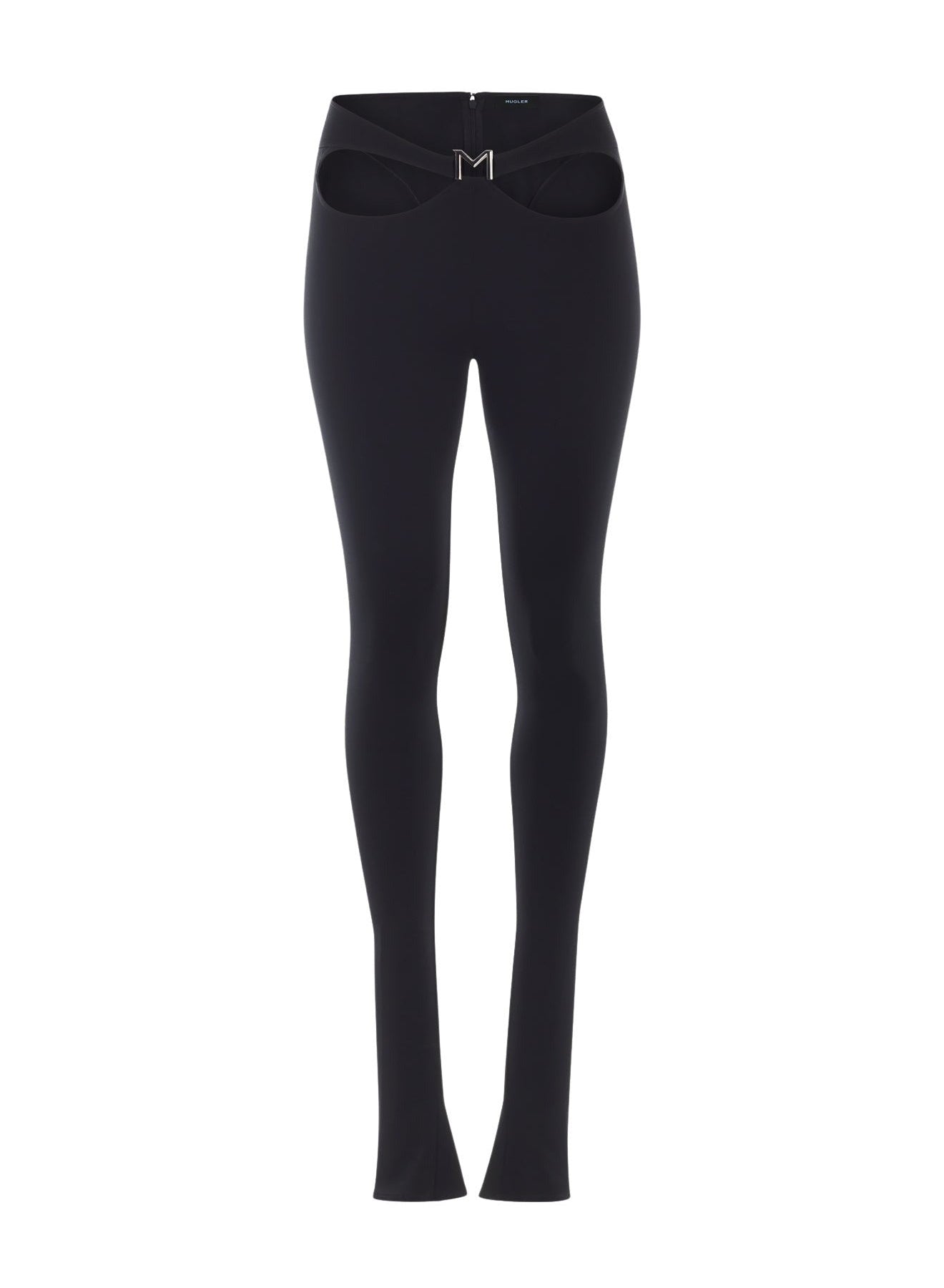 BLACK M CUT OUT PANTS