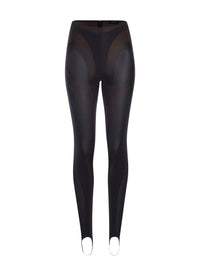BLACK // multi layered black leggings