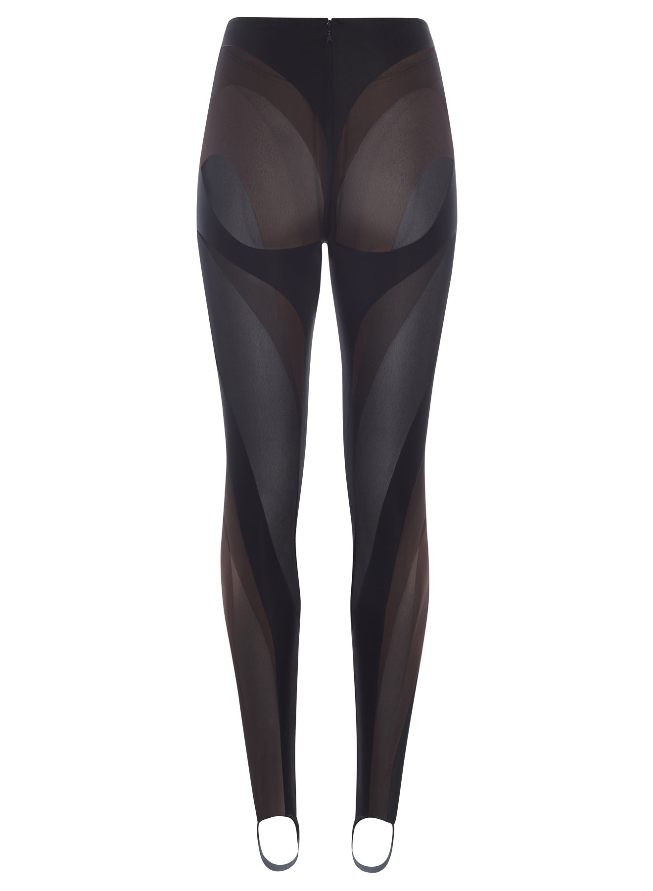 MULTI LAYERED BLACK LEGGINGS