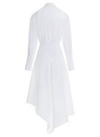WHITE POPLIN DRESS