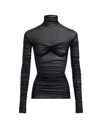 DRAPED MESH TOP