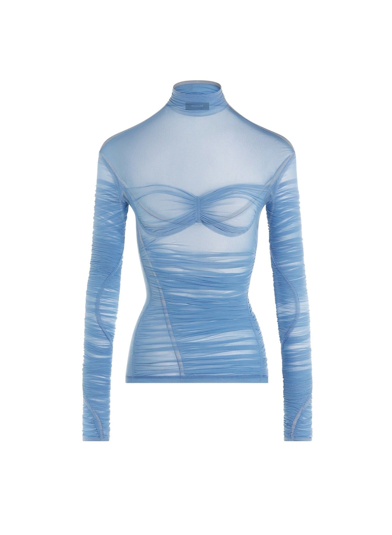 DRAPED MESH TOP