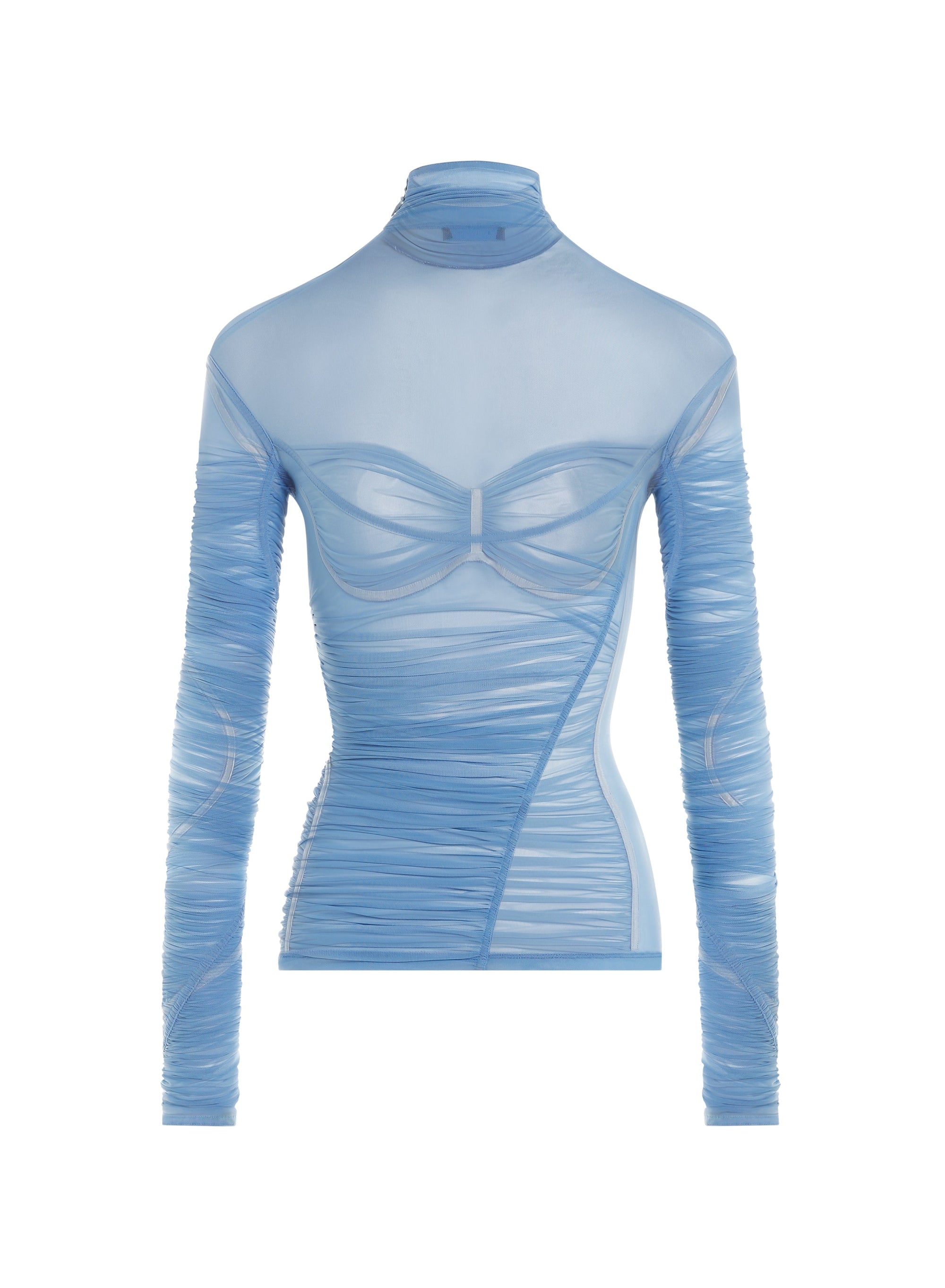 DRAPED MESH TOP