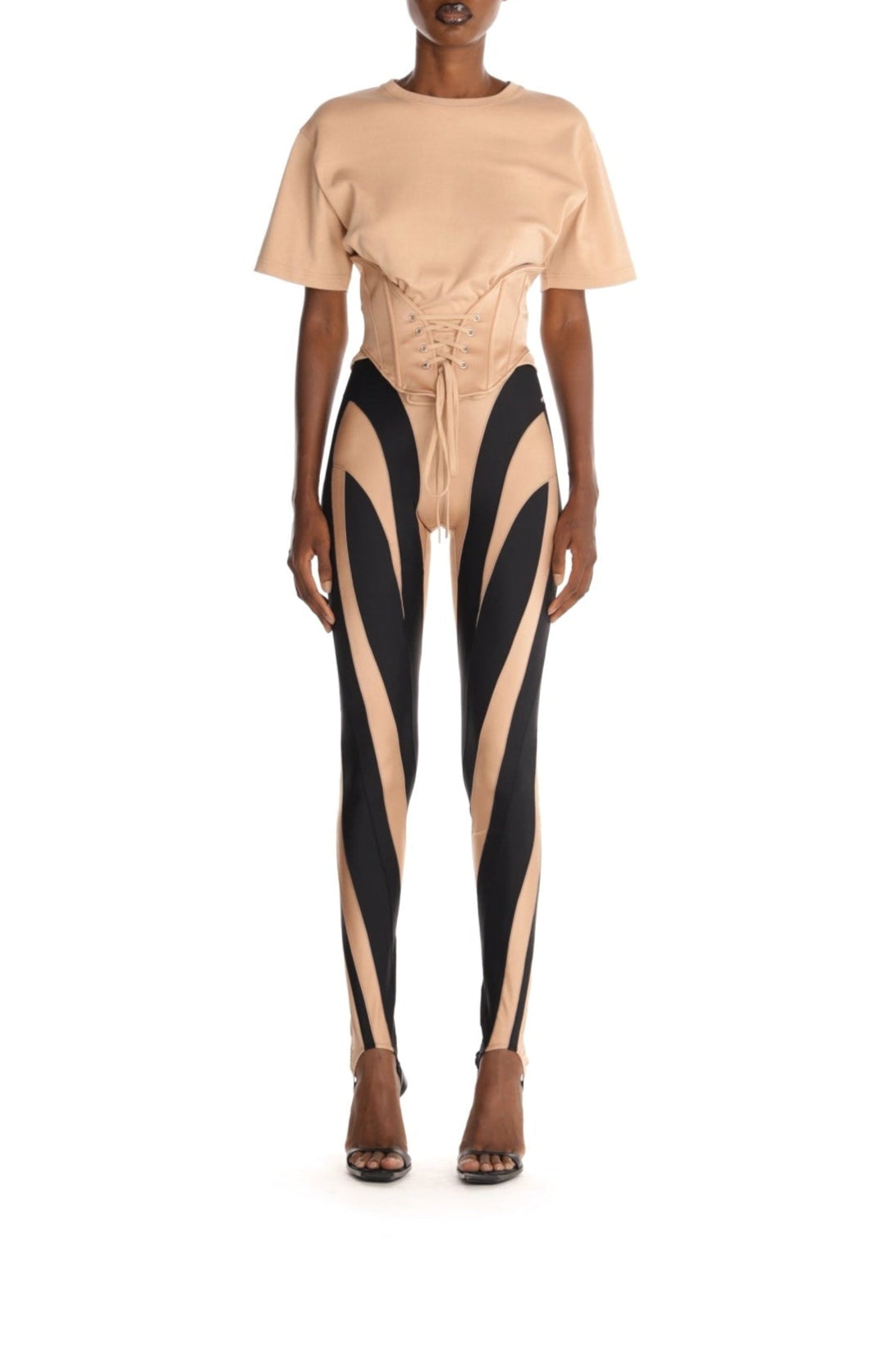CORSETED T-SHIRT