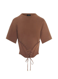 CORSETED T-SHIRT