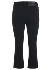 WHITE CAPRI DENIM PANTS