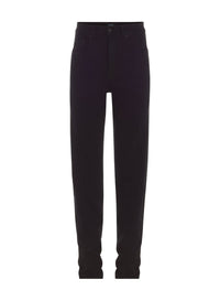 BLACK // black twisted seam denim jeans