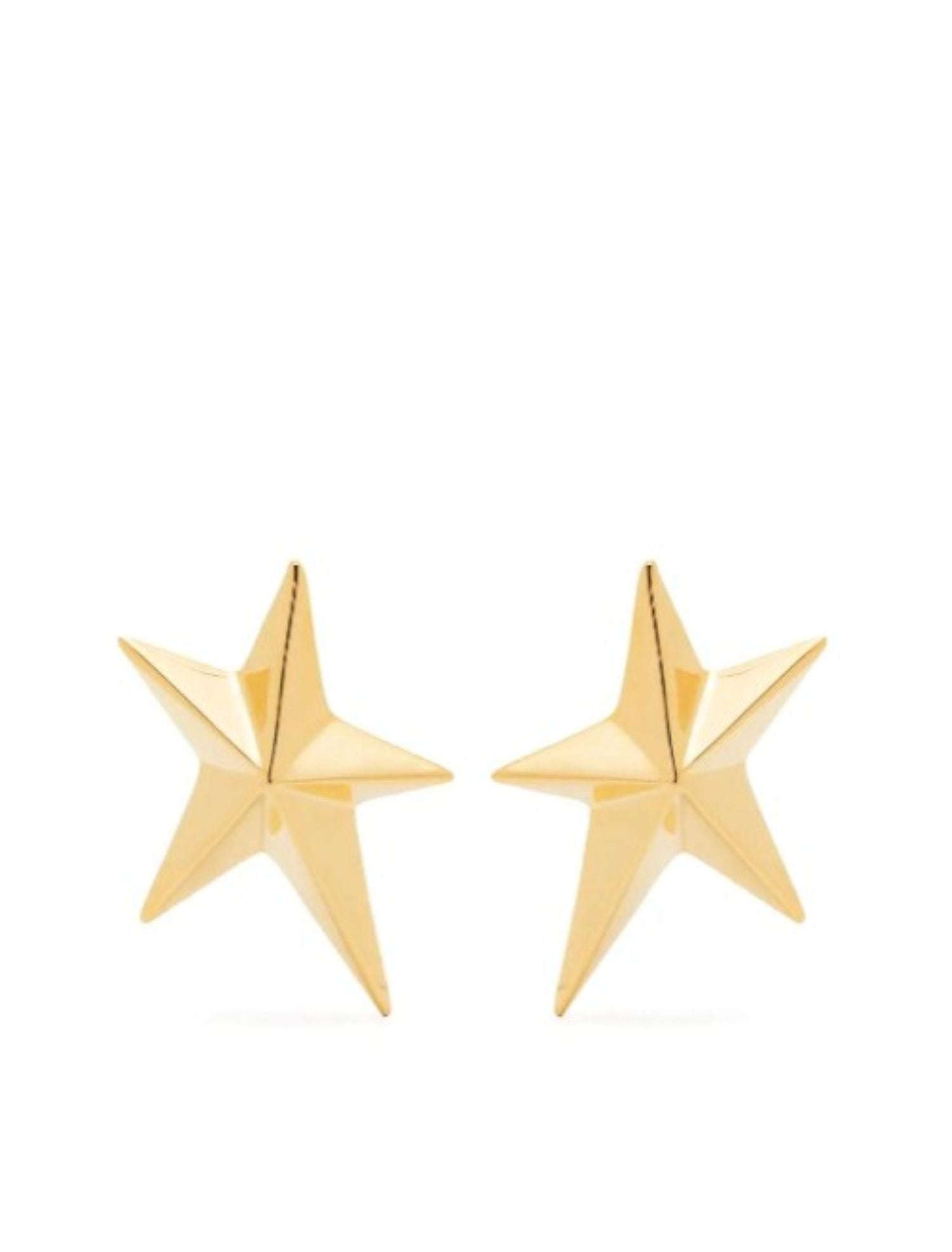 GOLD MAXI STAR EARRINGS