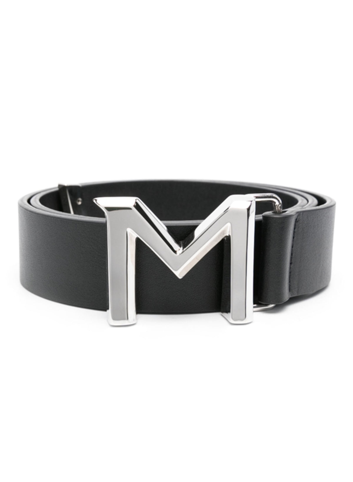 Ceinture en cuir - Black & Silver
