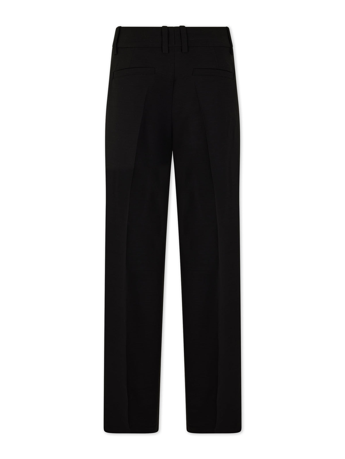 Jean droit en laine - Black