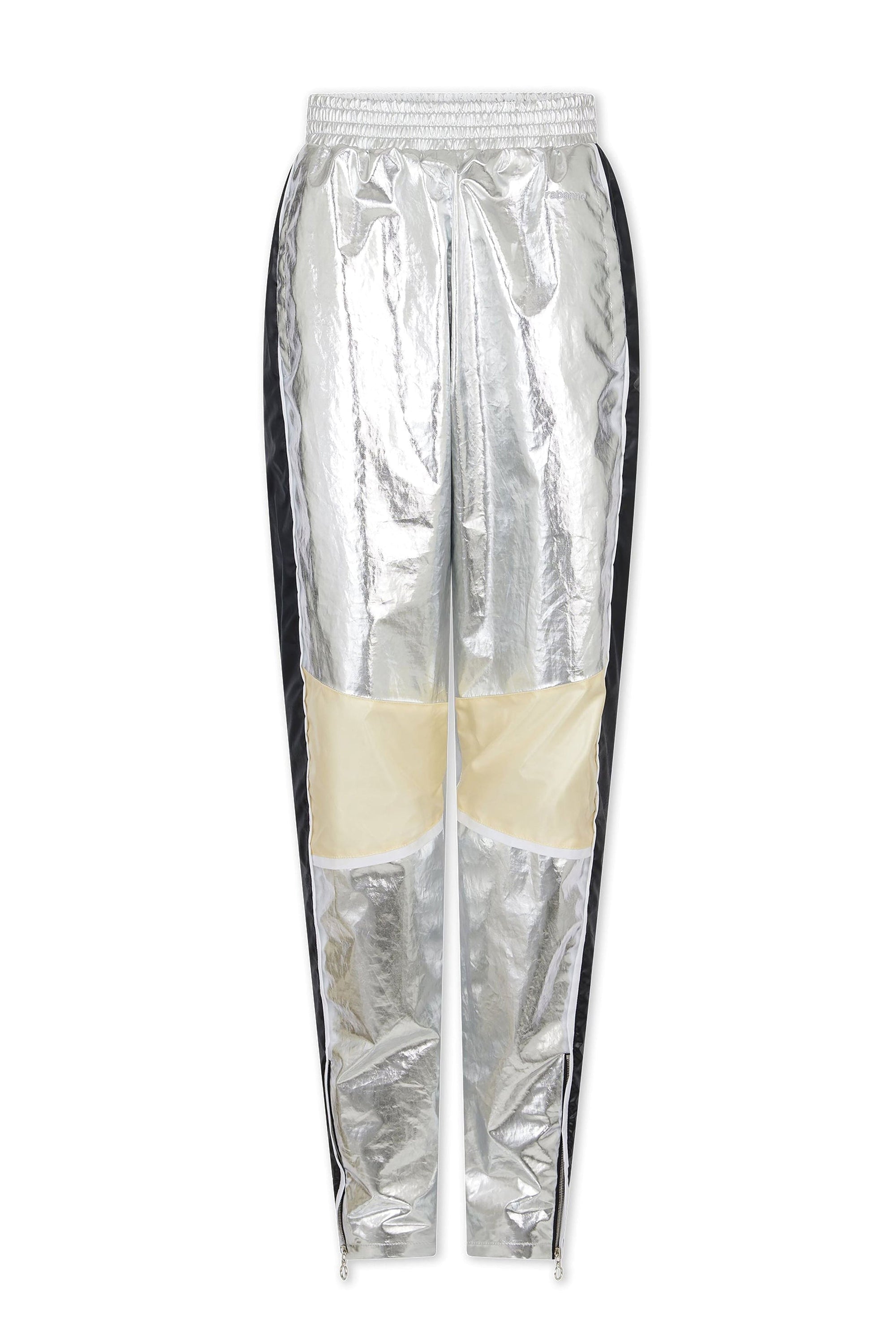 Pantalon évasé métallisé - Silver