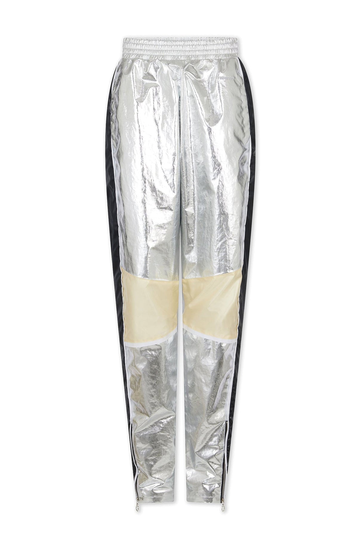 Pantalon évasé métallisé - Silver